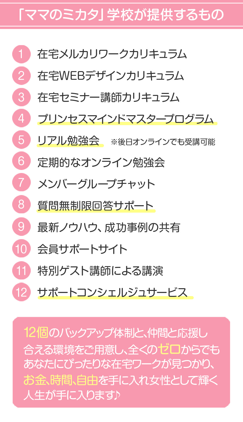 ママミカが提供するもの
